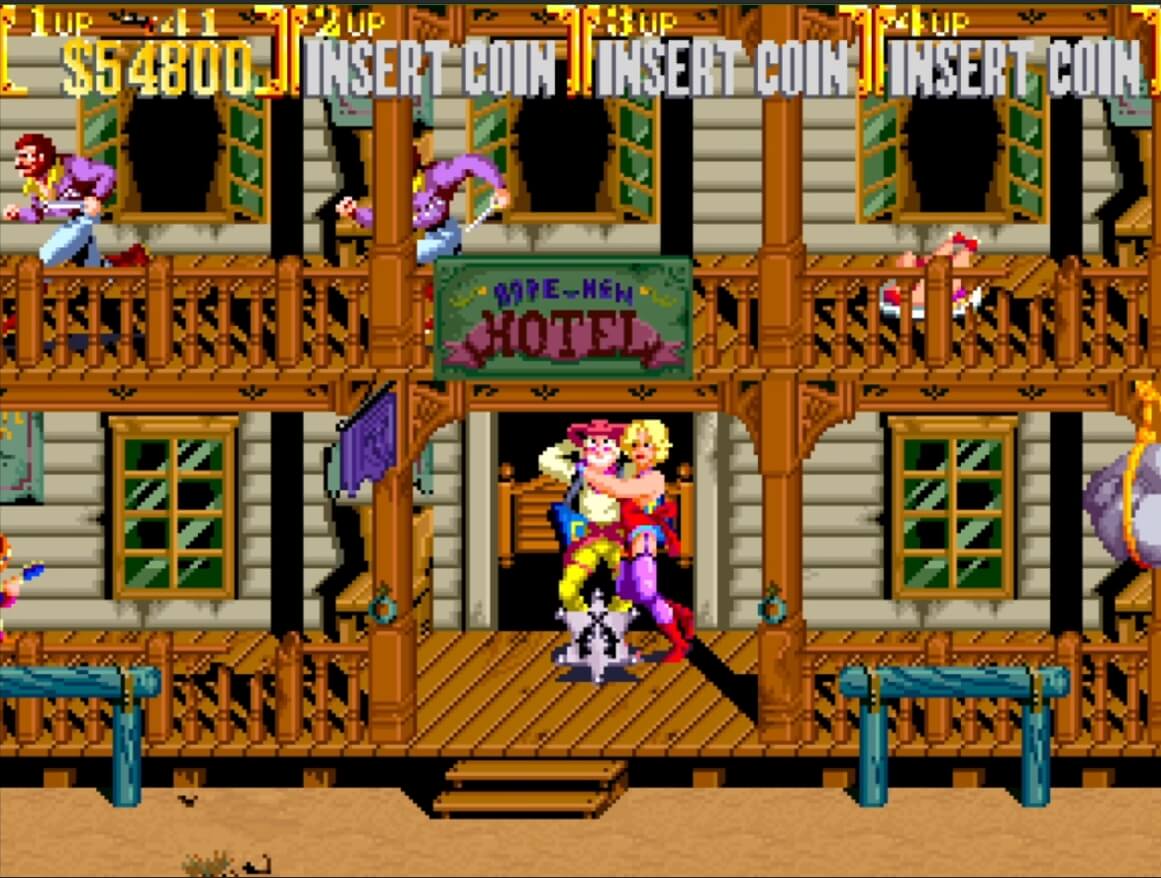 Sunset Riders - геймплей игры Arcade